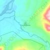 Mapa topográfico Gitlaxt'aamiks, altitud, relieve