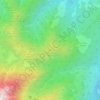 Mapa topográfico Gęsia Szyja, altitud, relieve