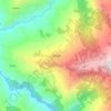 Mapa topográfico Taplejung, altitud, relieve