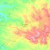Mapa topográfico Montemor-o-Novo, altitud, relieve