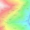 Mapa topográfico Nighuradin, altitud, relieve