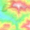 Mapa topográfico Taourirth Khelfa, altitud, relieve