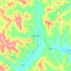 Mapa topográfico Hongqiyingzi, altitud, relieve