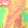 Mapa topográfico Khao Kho, altitud, relieve