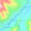 Mapa topográfico Puchunco, altitud, relieve