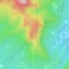 Mapa topográfico Sea of Clouds, altitud, relieve