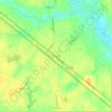Mapa topográfico Disputanta, altitud, relieve