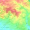 Mapa topográfico La Lande de la Boule, altitud, relieve