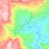 Mapa topográfico Sangunhedo, altitud, relieve