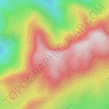 Mapa topográfico Barail Range, altitud, relieve