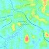 Mapa topográfico Methottu thazham, altitud, relieve