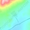 Mapa topográfico Çağlayan, altitud, relieve