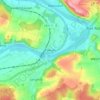 Mapa topográfico Poikam, altitud, relieve