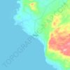 Mapa topográfico Pitogo, altitud, relieve