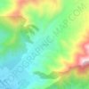 Mapa topográfico La Aurora, altitud, relieve