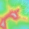 Mapa topográfico Jay Peak, altitud, relieve
