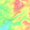 Mapa topográfico Favarella, altitud, relieve