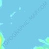 Mapa topográfico Koljonselkä, altitud, relieve