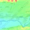 Mapa topográfico Las Araucarias, altitud, relieve