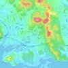 Mapa topográfico 赵家沟, altitud, relieve