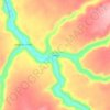 Mapa topográfico Limão, altitud, relieve
