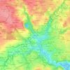 Mapa topográfico Penfeld Izella, altitud, relieve