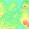 Mapa topográfico Lassay, altitud, relieve