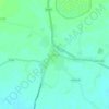 Mapa topográfico Partibanur, altitud, relieve