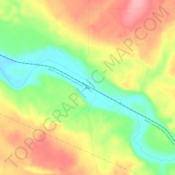 Mapa topográfico Irby, altitud, relieve