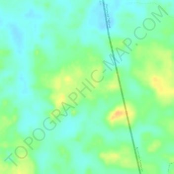 Mapa topográfico Hito, altitud, relieve