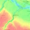 Mapa topográfico Новомихайлівка, altitud, relieve