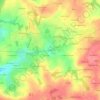 Mapa topográfico Le Ridor, altitud, relieve