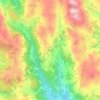 Mapa topográfico Bastelo, altitud, relieve