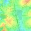 Mapa topográfico Honnenahalli, altitud, relieve