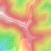 Mapa topográfico Terrazas, altitud, relieve