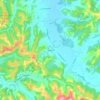 Mapa topográfico Palagio, altitud, relieve