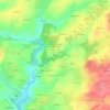 Mapa topográfico Cléhury, altitud, relieve