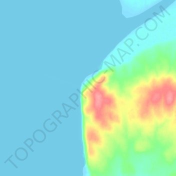 Mapa topográfico Nushagak, altitud, relieve