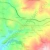 Mapa topográfico Passo di Mirabella, altitud, relieve