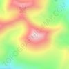 Mapa topográfico Shukule, altitud, relieve