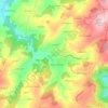Mapa topográfico Le Roule, altitud, relieve