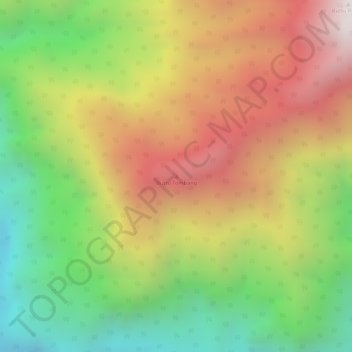 Mapa topográfico Buttu Tombang, altitud, relieve