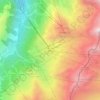 Mapa topográfico Idalpe, altitud, relieve