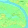 Mapa topográfico San Vicente, altitud, relieve