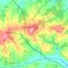 Mapa topográfico Horseshoe Green, altitud, relieve