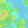 Mapa topográfico Pentinkylä, altitud, relieve