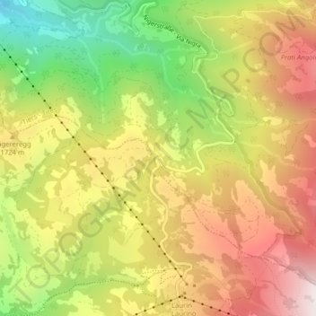 Mapa topográfico Nigerpass, altitud, relieve