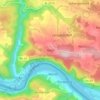 Mapa topográfico Haar, altitud, relieve