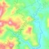 Mapa topográfico Malapad na Parang, altitud, relieve