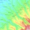 Mapa topográfico Gimbal, altitud, relieve